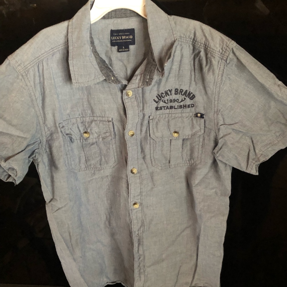 Boys lucky brand button